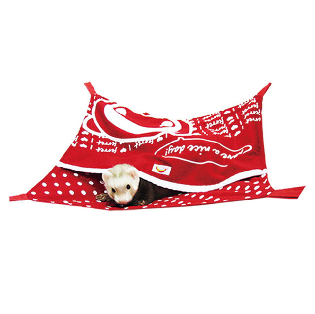 I ♡ ferret ハンモック　レッド