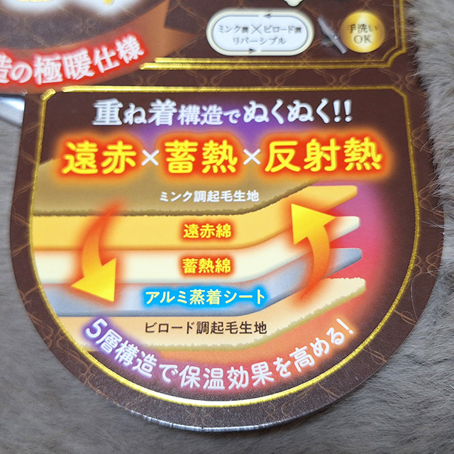 セレブリッチ毛布