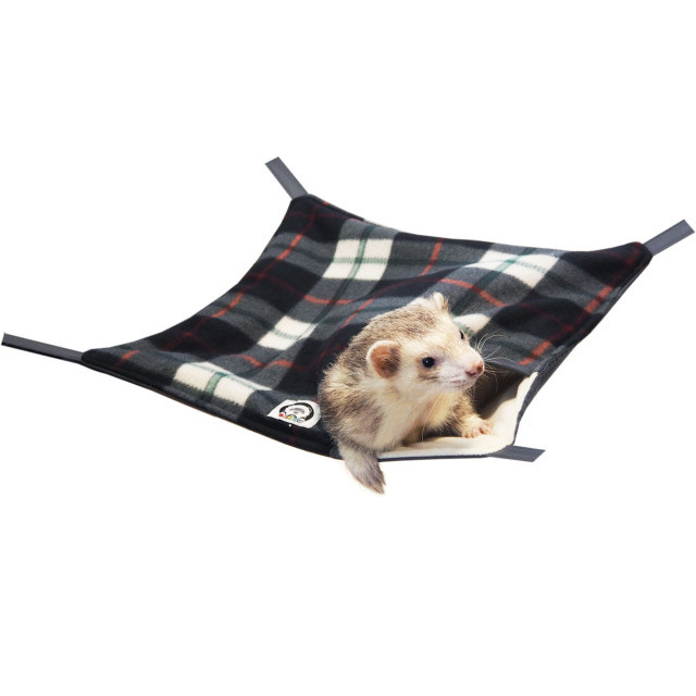 フリースポケモック　チェックグリーン