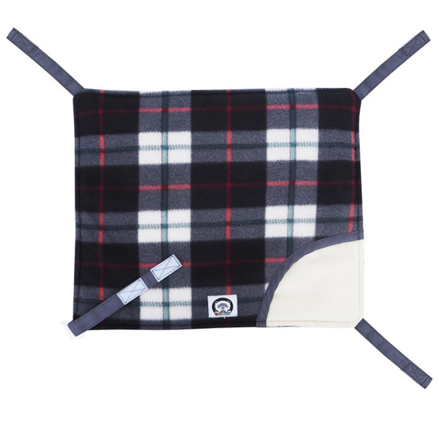 フリースポケモック　チェックグリーン