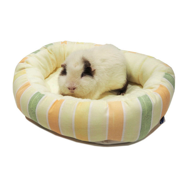 うさちゃんのハッピーベッド　ストライプ イエロー