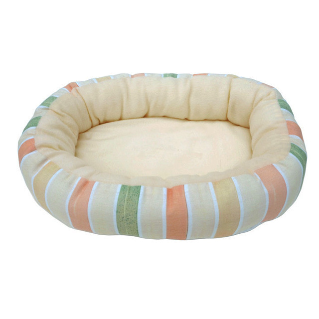 うさちゃんのハッピーベッド　ストライプ イエロー