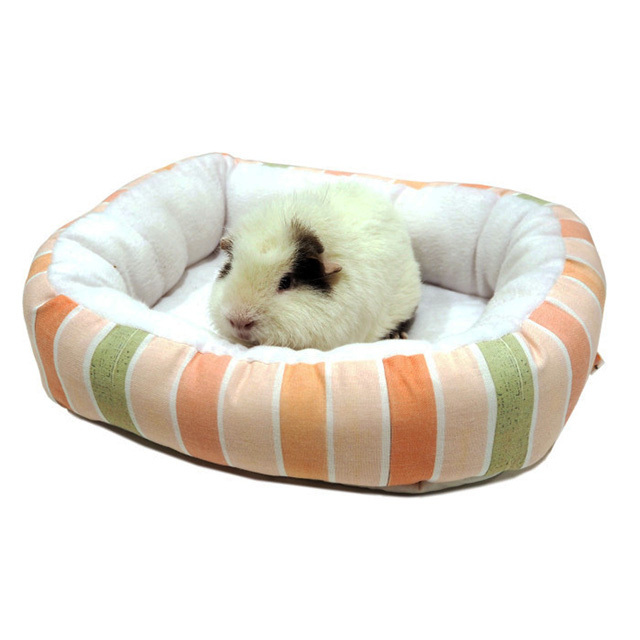 うさちゃんのハッピーベッド　ストライプ ピンク