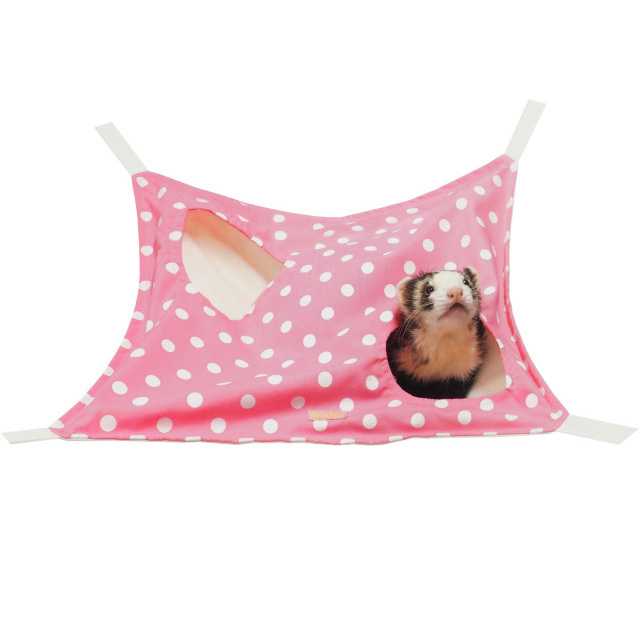 ハートのポケットハンモック　ピンク