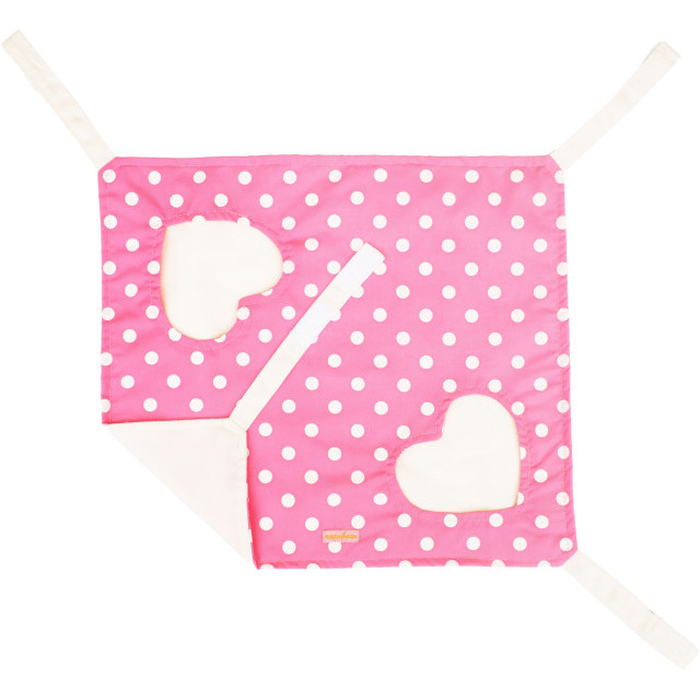 ハートのポケットハンモック　ピンク