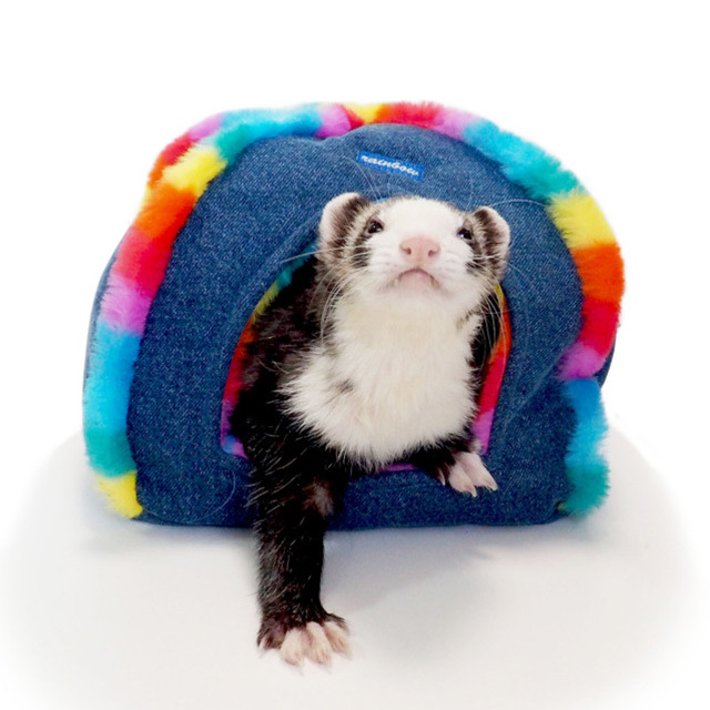 みんなのあったかテントハウス　デニム/レインボー