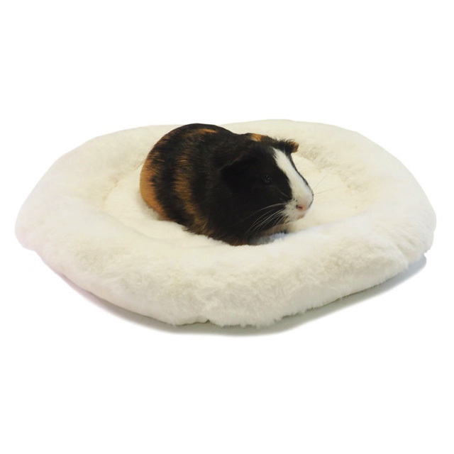 もこもこラウンドマット　ホワイト