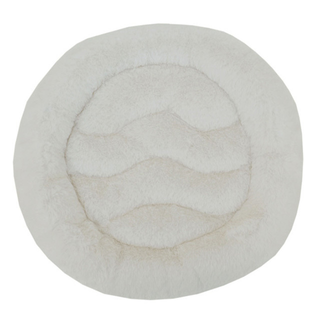 もこもこラウンドマット　ホワイト