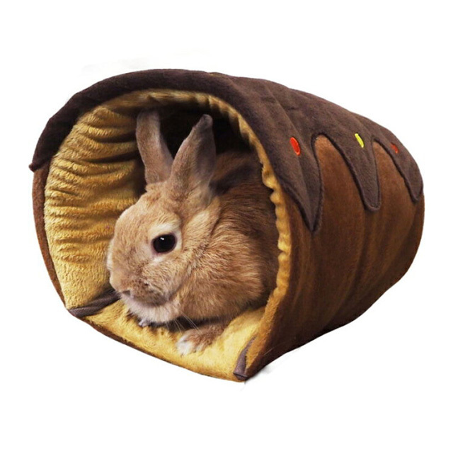 ロールケーキのおうち　ブラウン