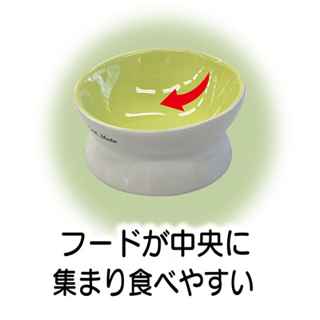 食べやすい脚付き陶器製ラビットディッシュ