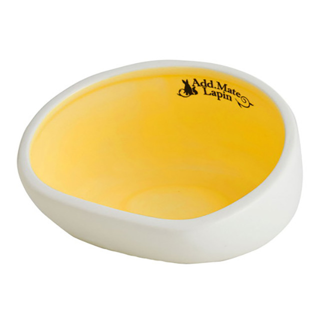 食べこぼしにくい陶器製ラビットディッシュ