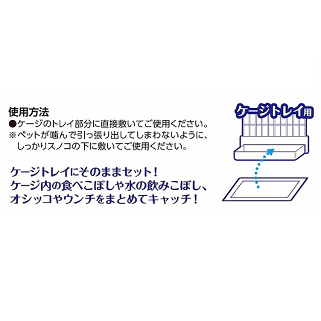 うさぎの両面吸収 ケージシーツ　20枚入