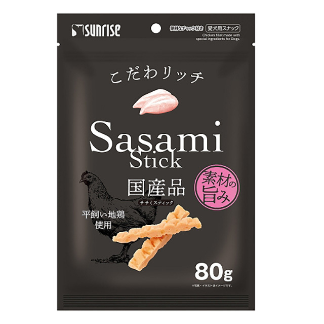 こだわリッチ　ササミスティック 80g