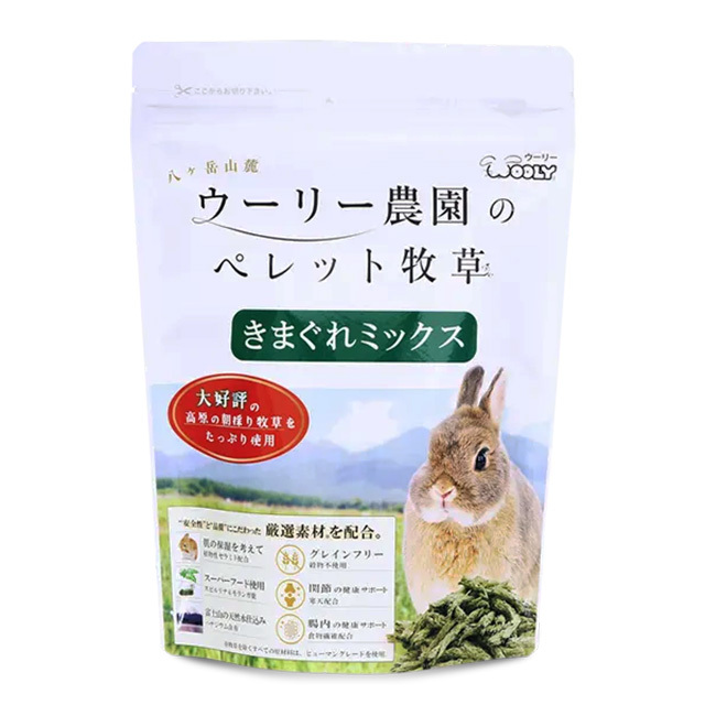ウーリー農園のペレット牧草 きまぐれミックス　180g