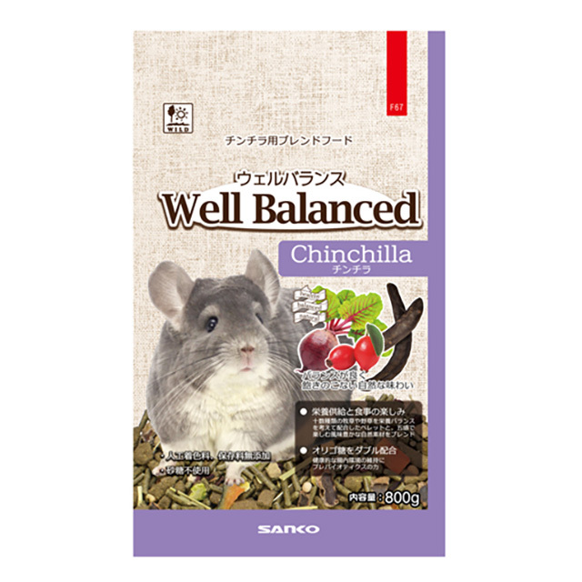 ウェルバランス チンチラフード 800g