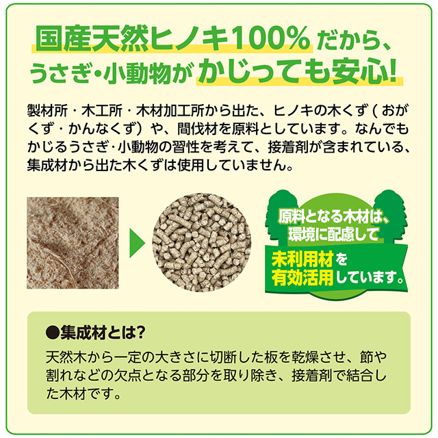 ラビレット ヒノキア消臭砂　14L