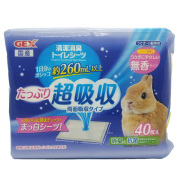 GEX　Top Breeder 清潔消臭トイレシーツ 40枚入．