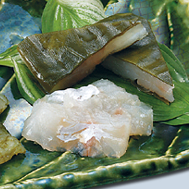 まだら昆布〆
