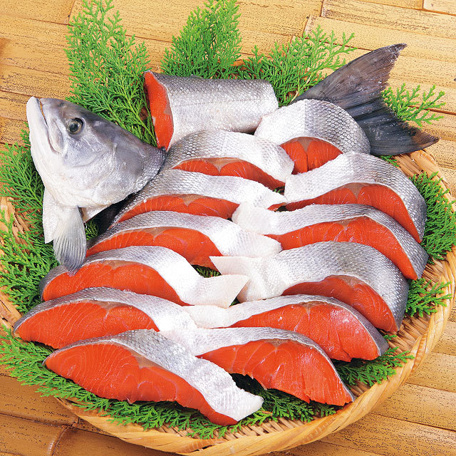 紅鮭（中辛／1尾／切身）