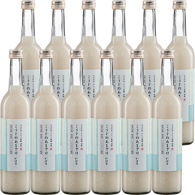 【送料無料】こうじのあまざけ 500ml かぼす 12本セット