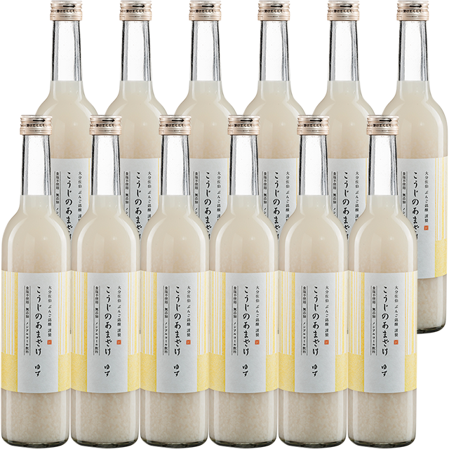 【送料無料】こうじのあまざけ 500ml ゆず 12本セット