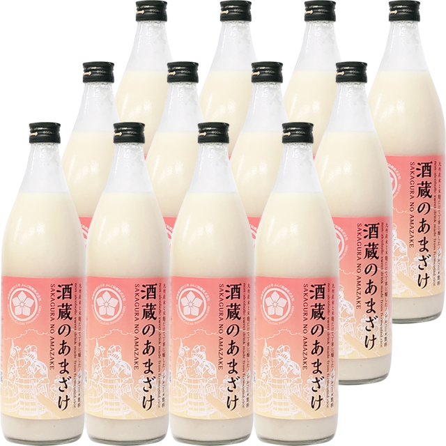 【送料無料】酒蔵のあまざけ 麹本造り 麹の杜限定ラベル 900ml 12本セット