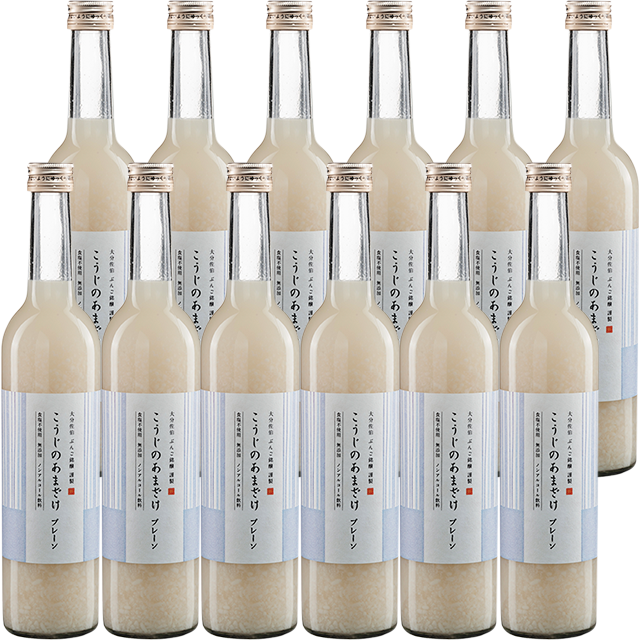 【送料無料】こうじのあまざけ 500ml プレーン 12本セット