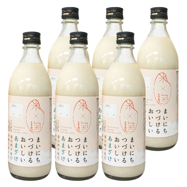 【送料無料】まいにちつづけるおいしいあまざけ 500ml 6本セット