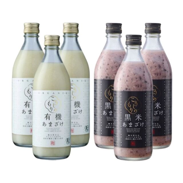 有機・黒米あまざけセット 500ml 6本セット