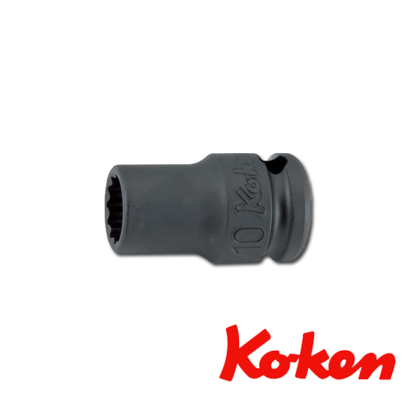 3 8 9 5 m 6 インパクト薄肉ソケット 12角 6mm
