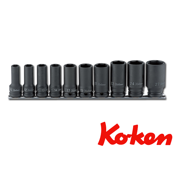 ko-ken (コーケン)　コーケン工具　6角セミディープソケットセット（薄肉）　RS14301X/10