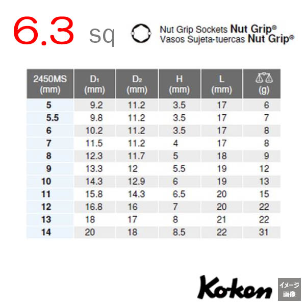 Koken 2450MS size