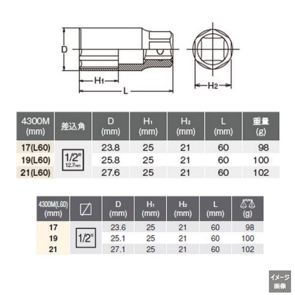 Koken 4300M-L60 size