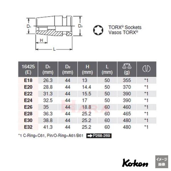 Koken 16425 SIZE