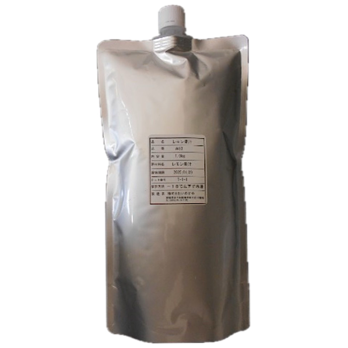 《値引対象外》卸売　国産　レモン果汁　1kg×12　送料無料 　リードタイム1ヶ月