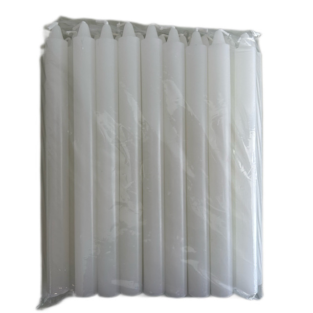 国産ローソク 10号 寺院用 5時間10分 白色 ろうそく　28本セット