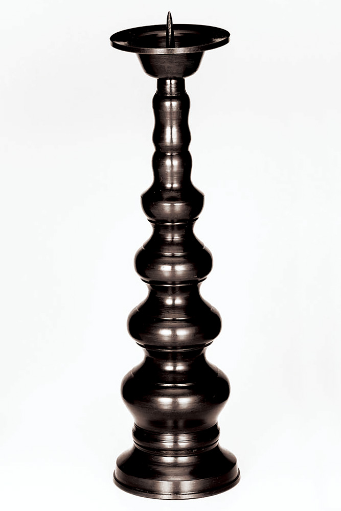 背短 灯立 黒光色 7.0寸 | 激安仏壇仏具の販売なら 背短 灯立 黒光色 7.0寸 | 激安仏壇仏具の販売なら