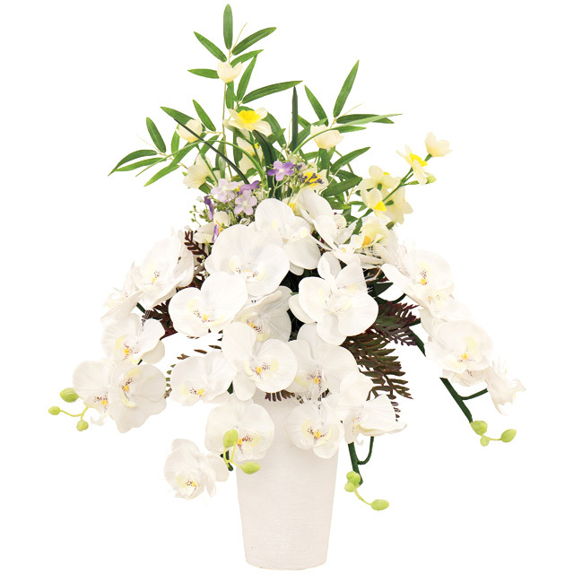 Luminous 胡蝶蘭DX 白 造花 Luminous 胡蝶蘭DX 白 造花 造花・アートフラワー