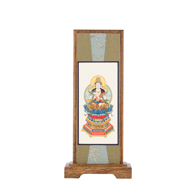 モダン掛軸・うすずみ・釈迦如来・1体・小 ご本尊掛軸 小サイズ