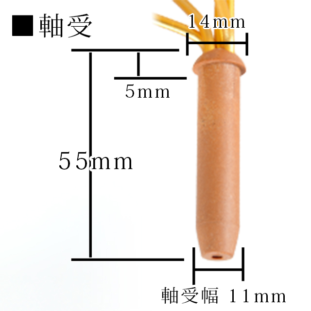 軸のサイズ