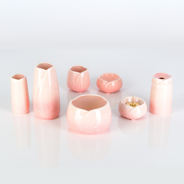 陶器 やわらぎ さくら 3寸 5点/7点セット