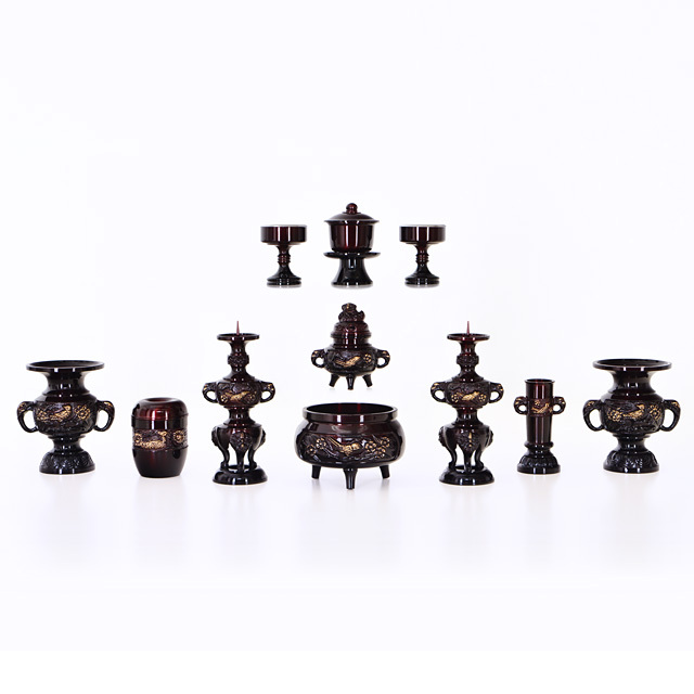 花鳥 ワインぼかし 3.0寸～3.5寸　11点セット