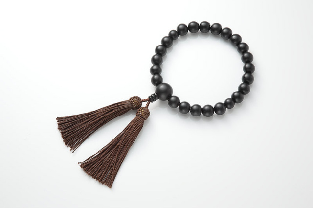 男性用念珠 素引黒丹