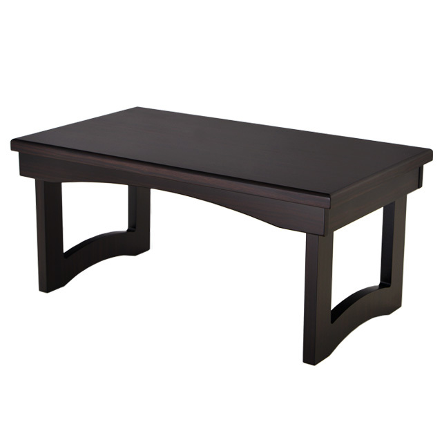 花台兼用 折りたたみ 供物机 静 黒檀調 14号