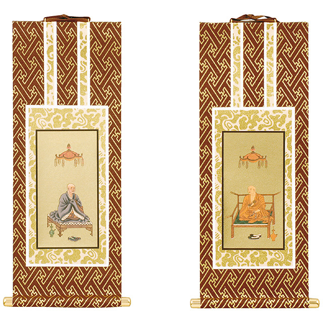 オリジナル掛軸 智山派 両脇