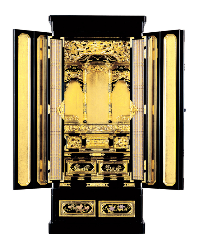 京型別台 【河内】 大阪ランマ 京金具 ランマ粉 箔仕上