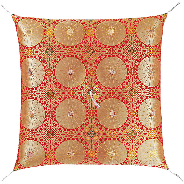 仏前座布団　レピア　赤