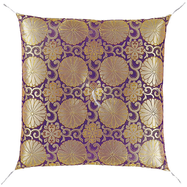 仏前座布団　新金通　紫