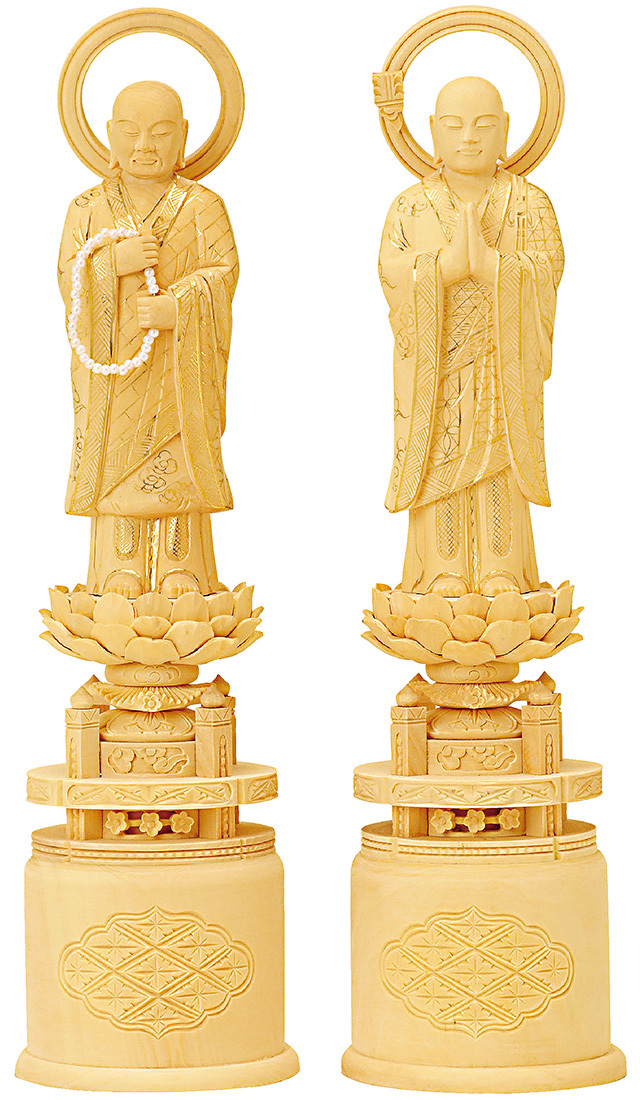 総柘植 両大師 金泥書 3.5寸～5.0寸 | 激安仏壇仏具の販売なら
