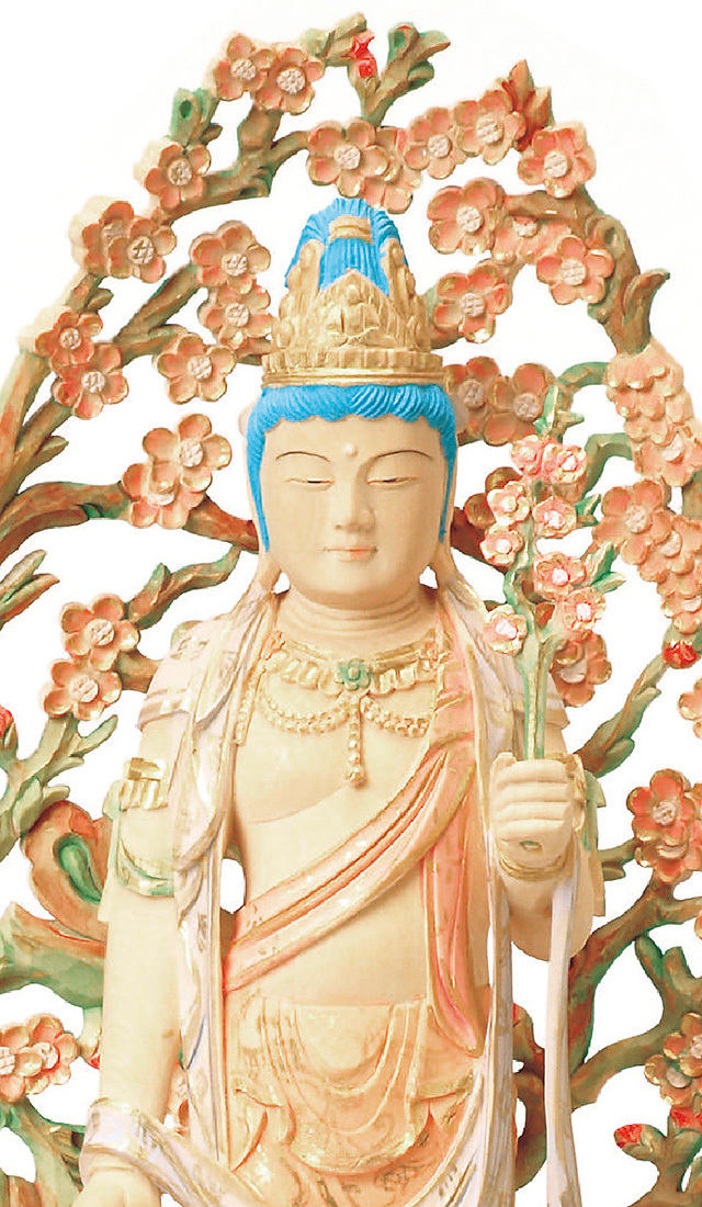 真作/黄梅/観音像画賛/般若心経/布袋屋掛軸HG-340 真作/黄梅/観音像画賛/般若心経/布袋屋掛軸HG-340